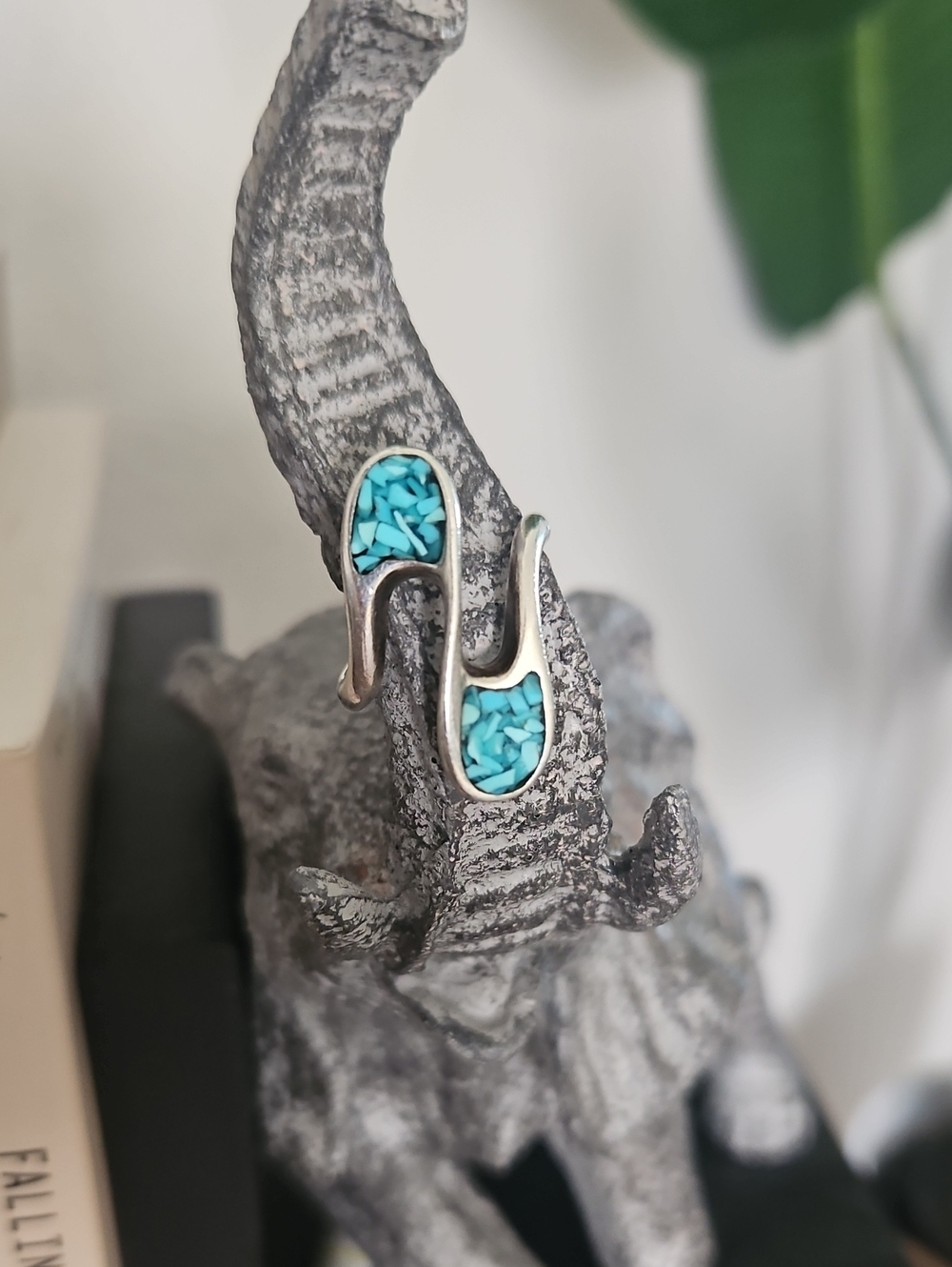 Vintage Stamped Sterling Silver Southwestern Ring